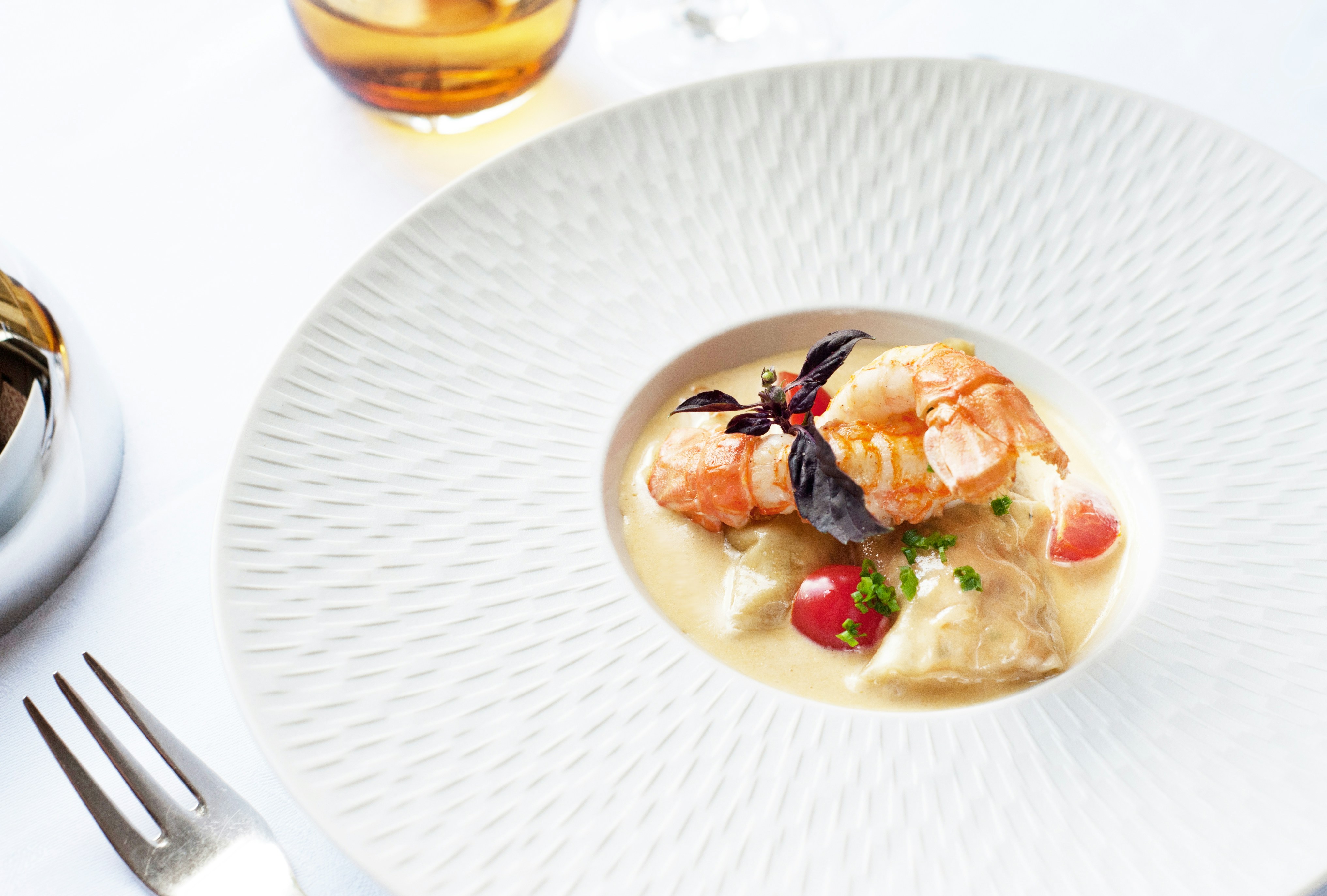 Langostino en salsa