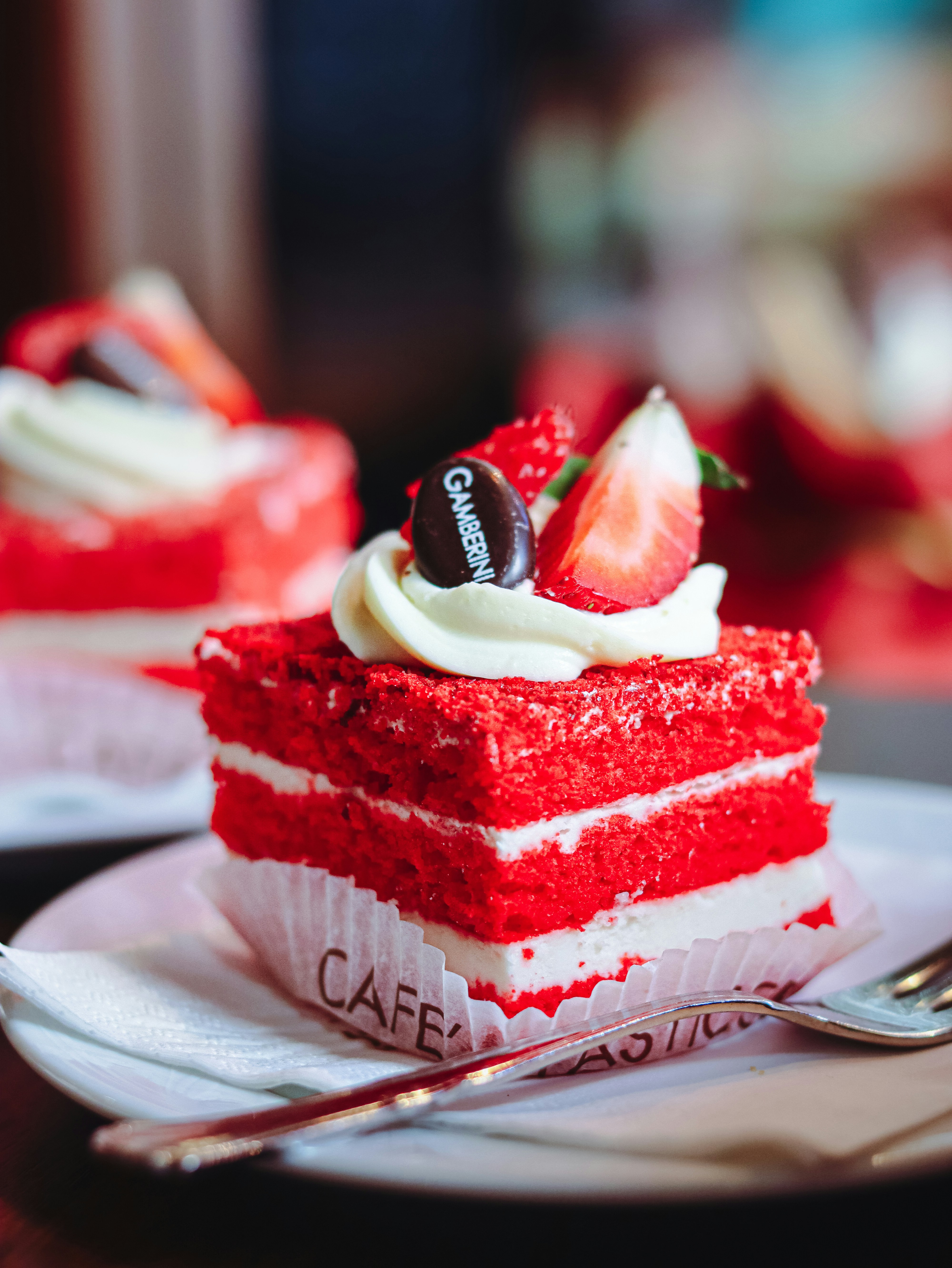  Trozo de Pastel Red Velvet 