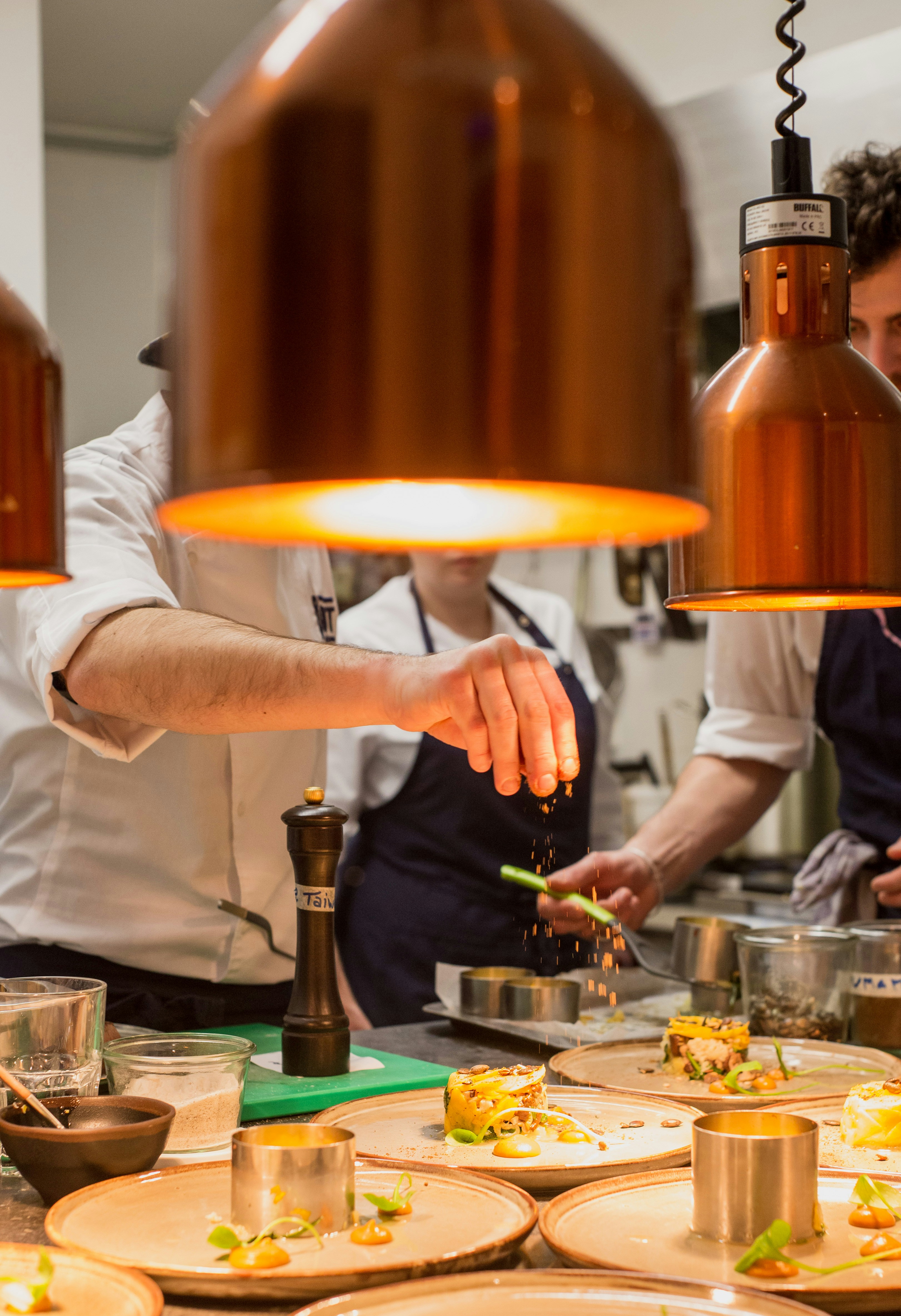  Taller del Chef en restaurante deluxe 